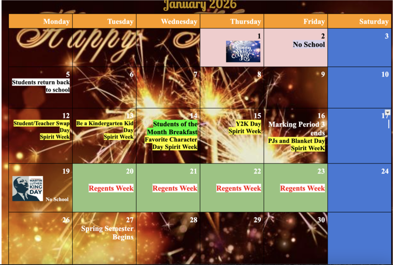 January Calendar Featured Photo