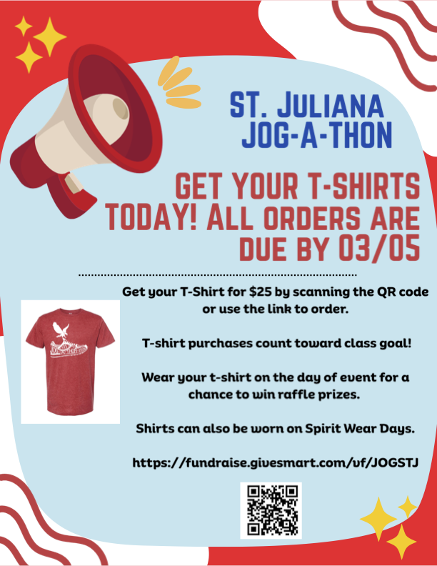 Jog-A-Thon T-shirt Order Featured Photo