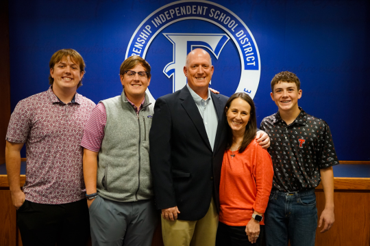 Shane and his family