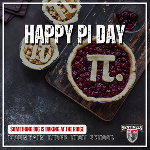MRHS wishing everyone a Happy Pi Day