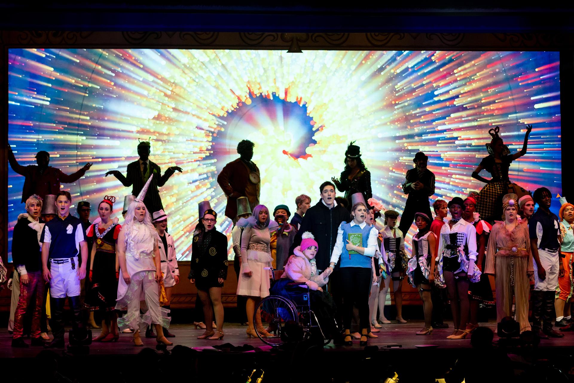 A scene from Wonderland