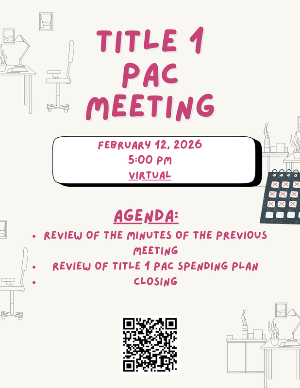 Title 1 PAC Flyer English