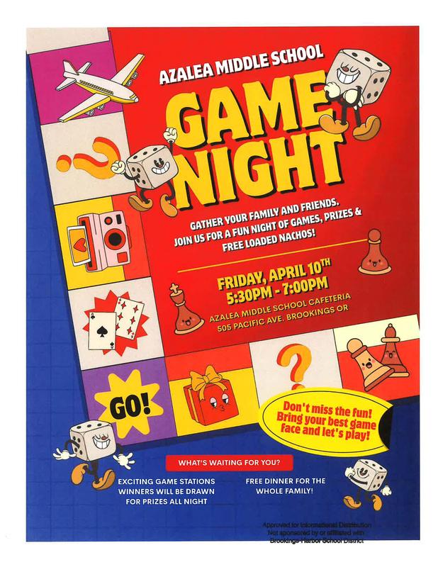 Game night flyer