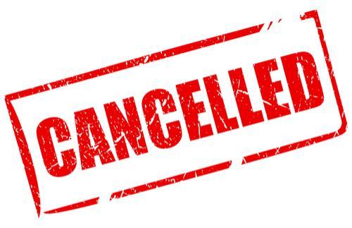 Canceled sign