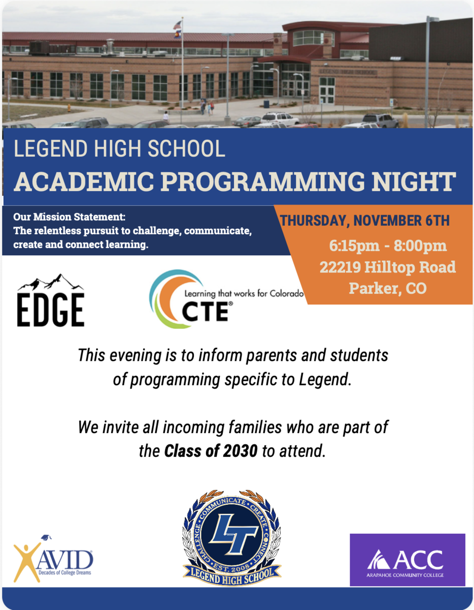 Legend HS info night