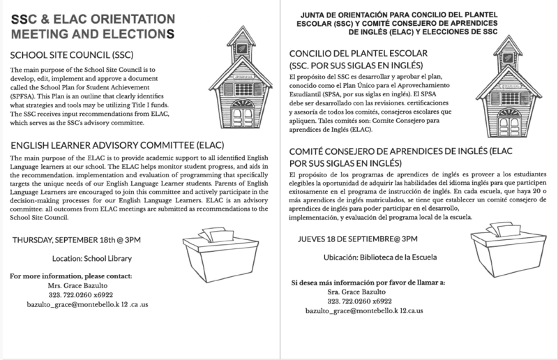 SSC ELAC elections