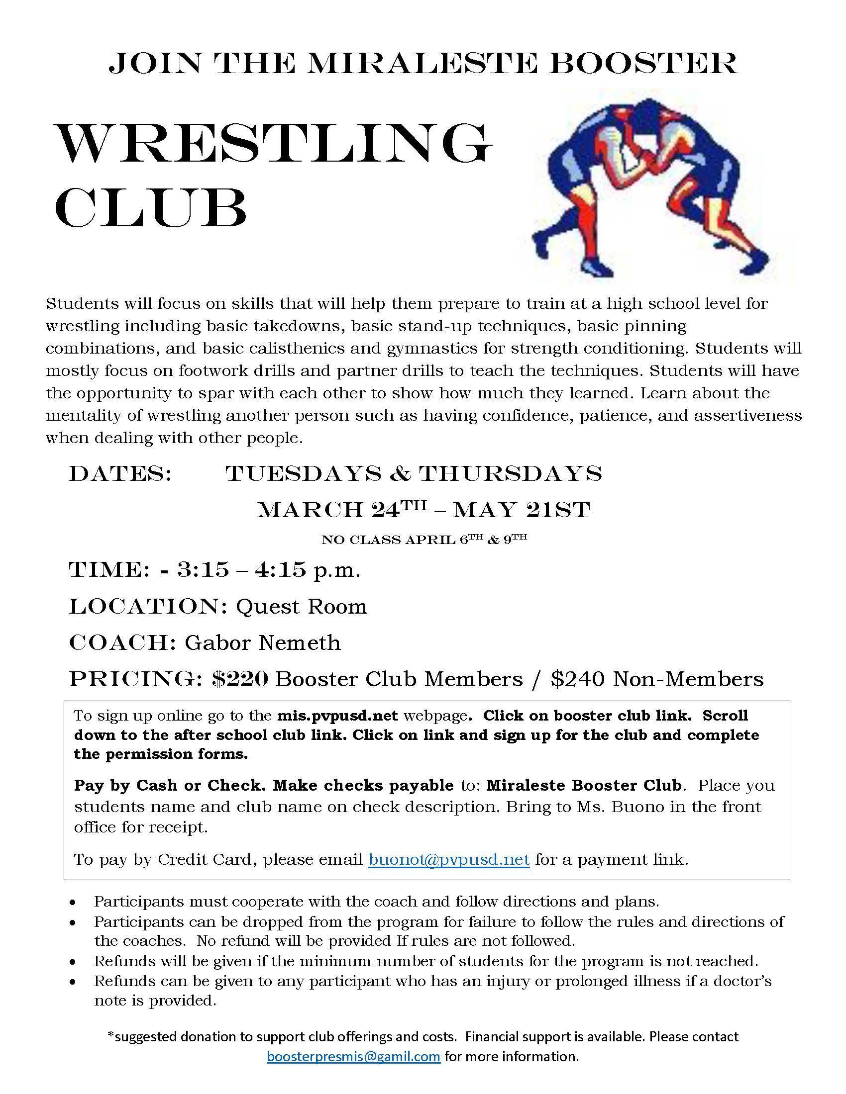 WRESTLING CLUB