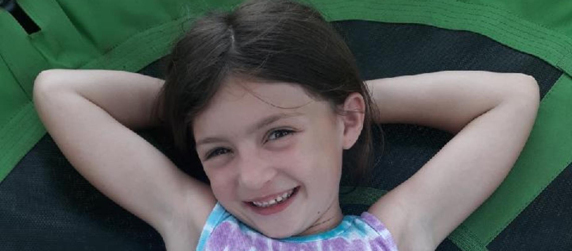 girl smiling for camera