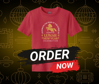Lunar New Year Shirt with Order Now text on a black background