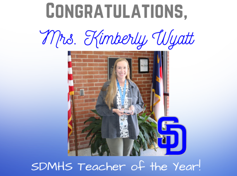 SDMHS Teacher of the Year 2026