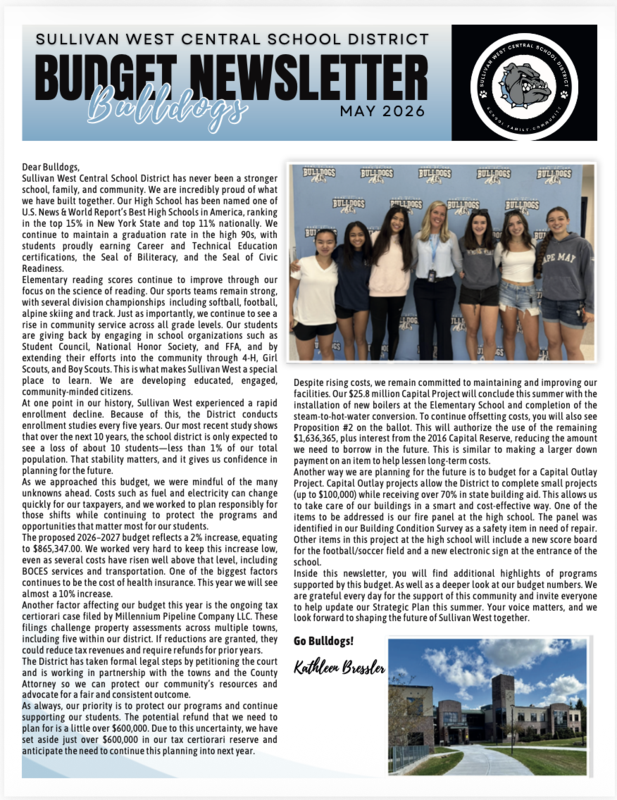Budget Newsletter