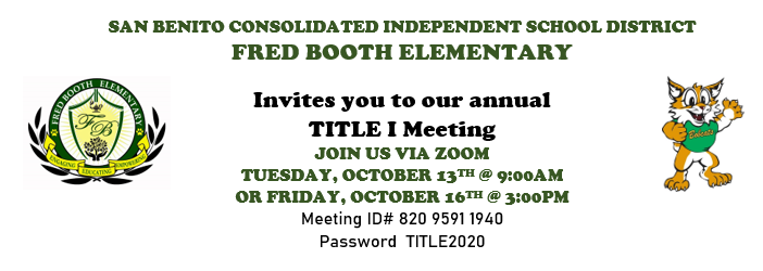 Title 1 Meeting