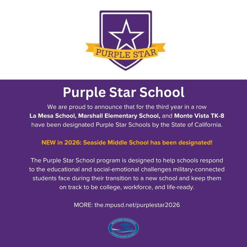 Purple Star School Seaside Middle