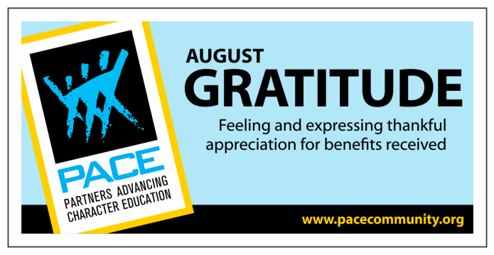 August PACE Character Trait