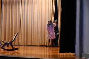 Theater students putting on the end of the year play.
