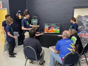 Team Presenting to Judges