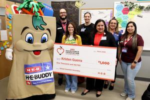 PHS Counselor Kristen Guerra with H-E-B