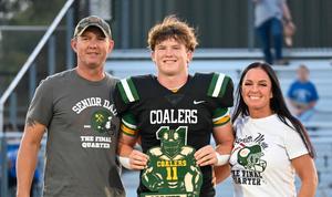 Coalers honor senior football player