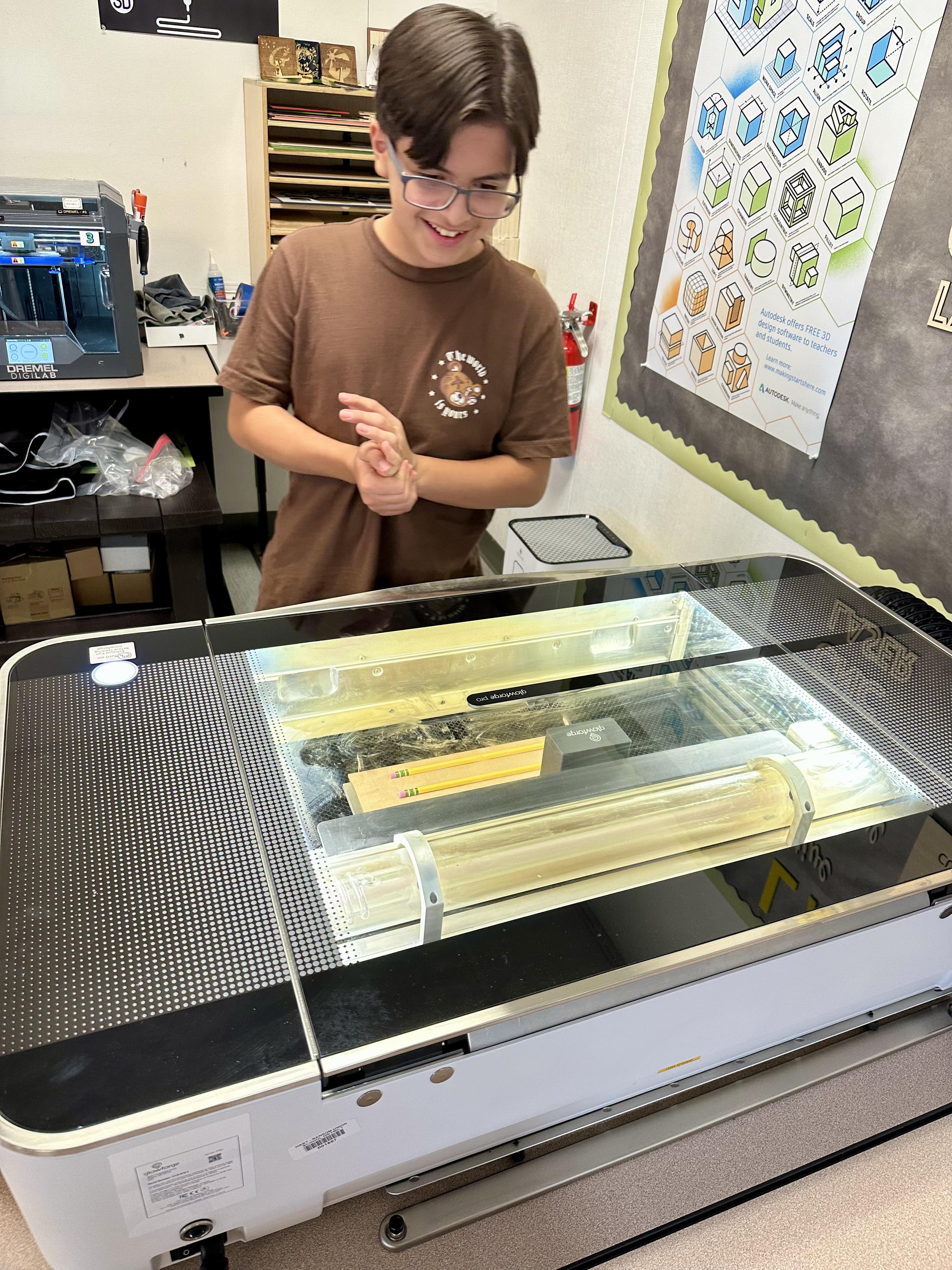 Using the laser printer