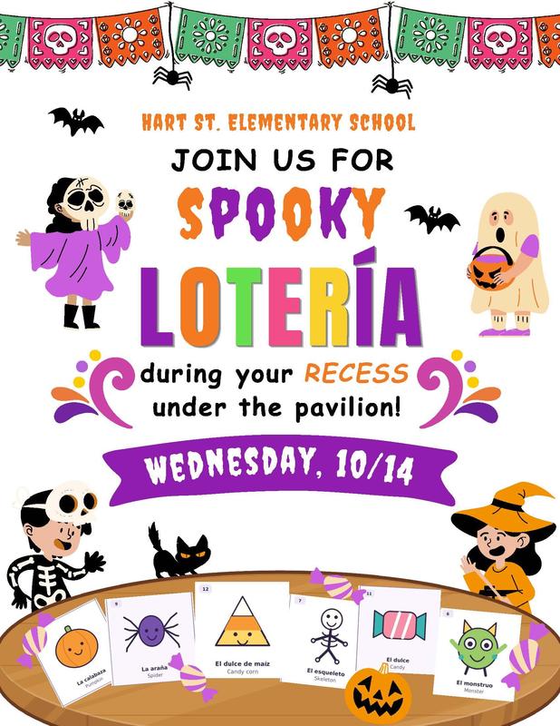 Spooky Loteria Flyer