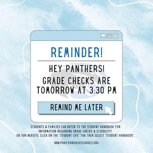 grade check reminder
