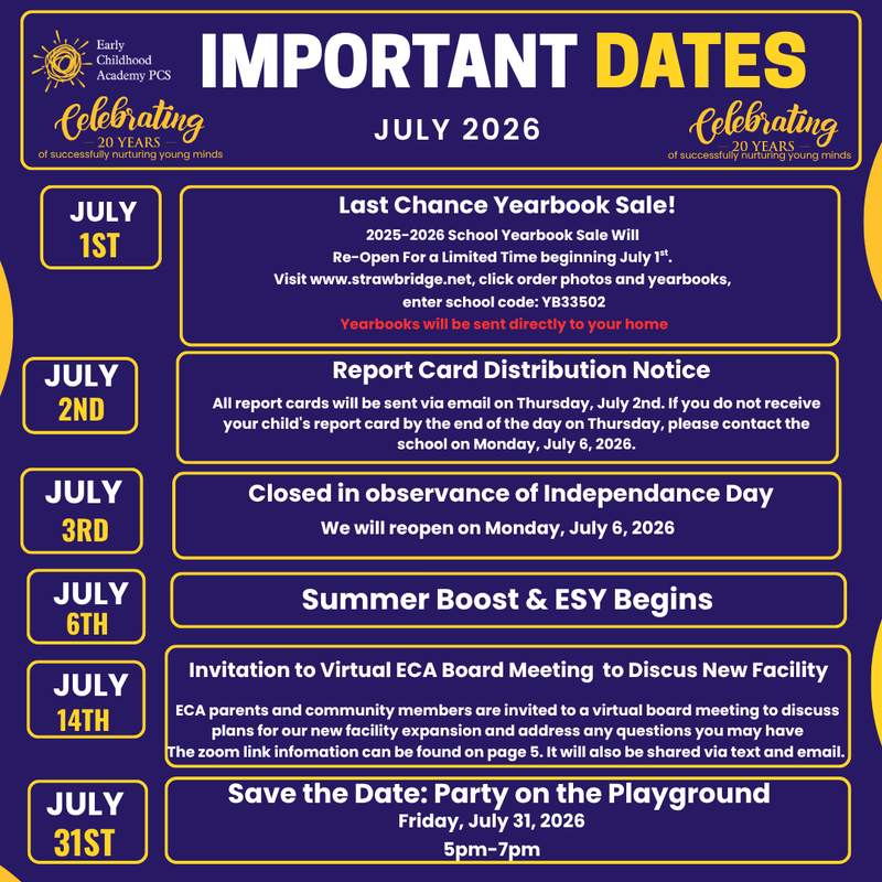 Weekly Guide to Key Dates & Events Featured Photo