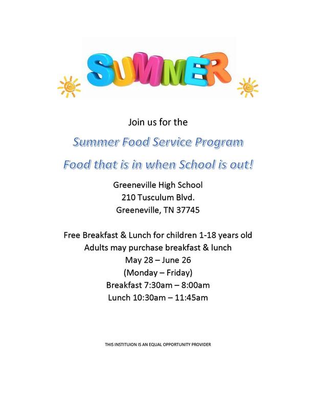 Summer feeding program