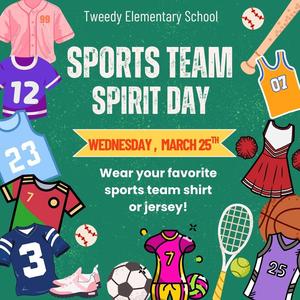 School spirit day flyer