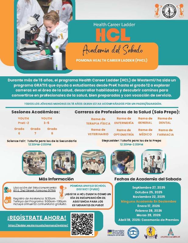 HCL flyer info - Spanish