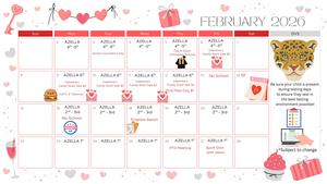 February 2026 Calendar