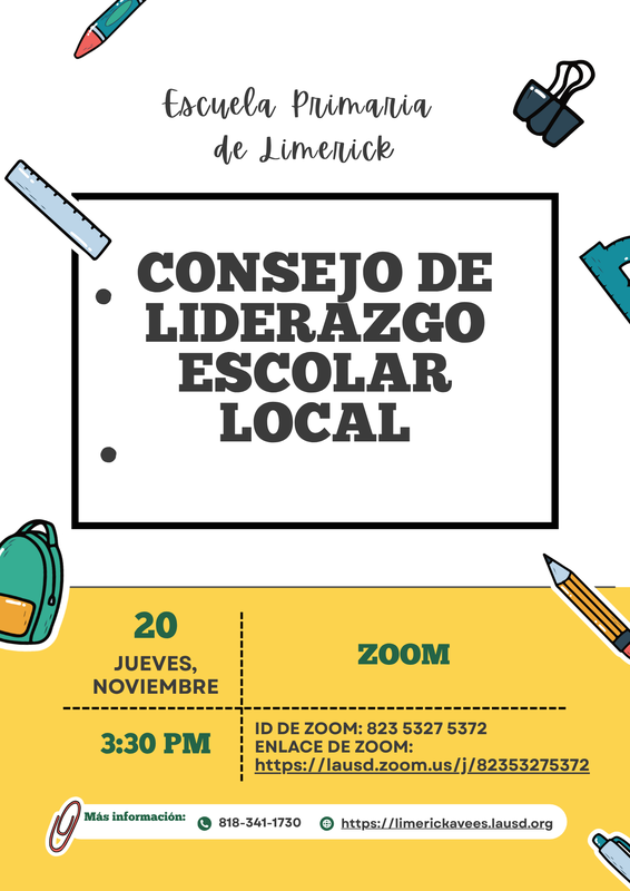 LSLC Flyer in Spanish