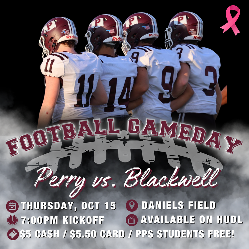 Perry High School Football Pink Out