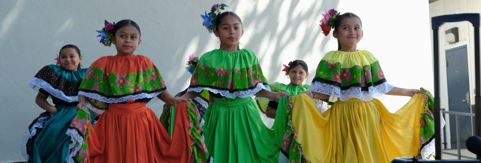 student photos performing folklorico