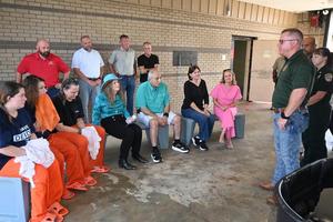 Sheriff Bryant “Wally” Jones Welcomes First Baptist Church Summit for Baptismal Ceremony at the Pike County Detention Center
