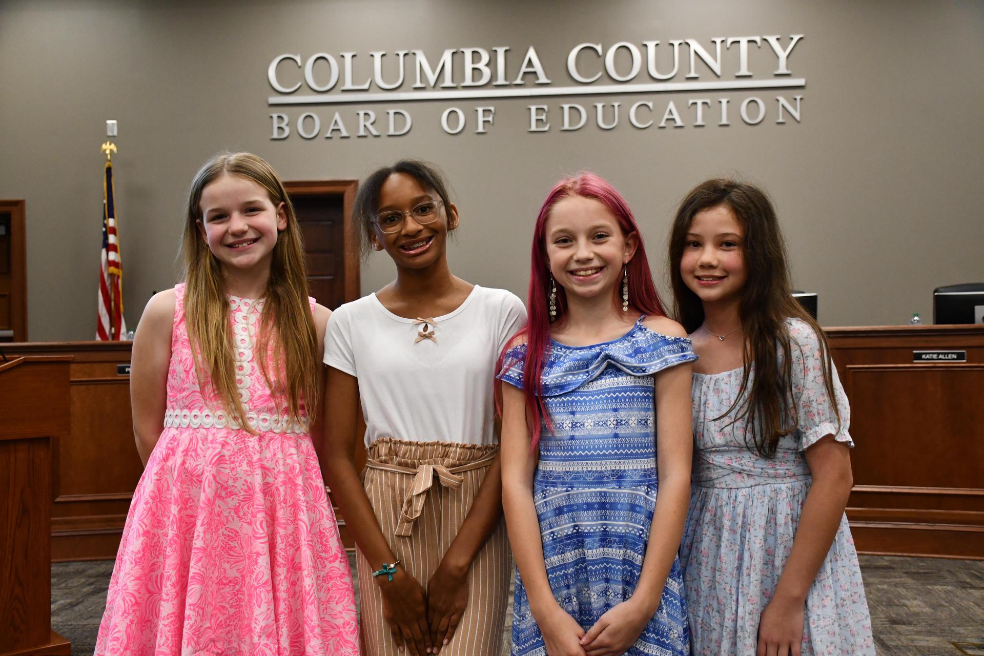 Martinez Elementary 4-H Presidents