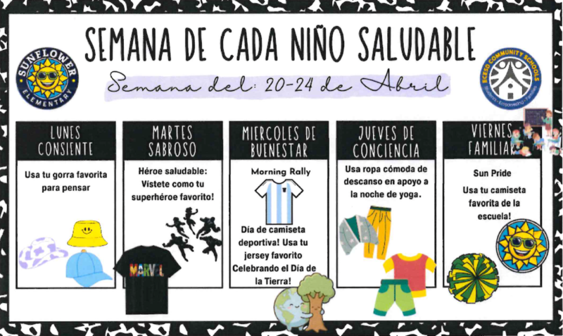 Sunflower Every Kid Healthy Theme Week Featured Photo