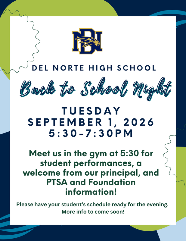 Back to School Night graphic