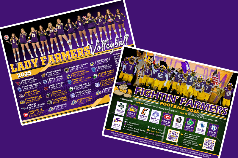 Football and Volleyball are BACK at Farmer Stadium and The Farm!