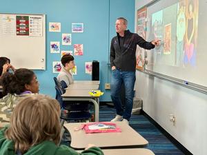 Madison Heights graduate shares preparations for space mission with Anderson middle schoolers