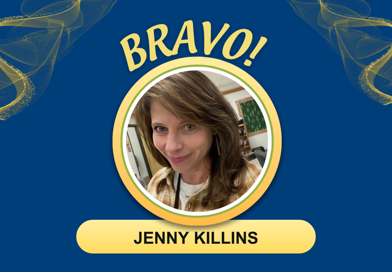 Bravo Award winner Jenny Killins