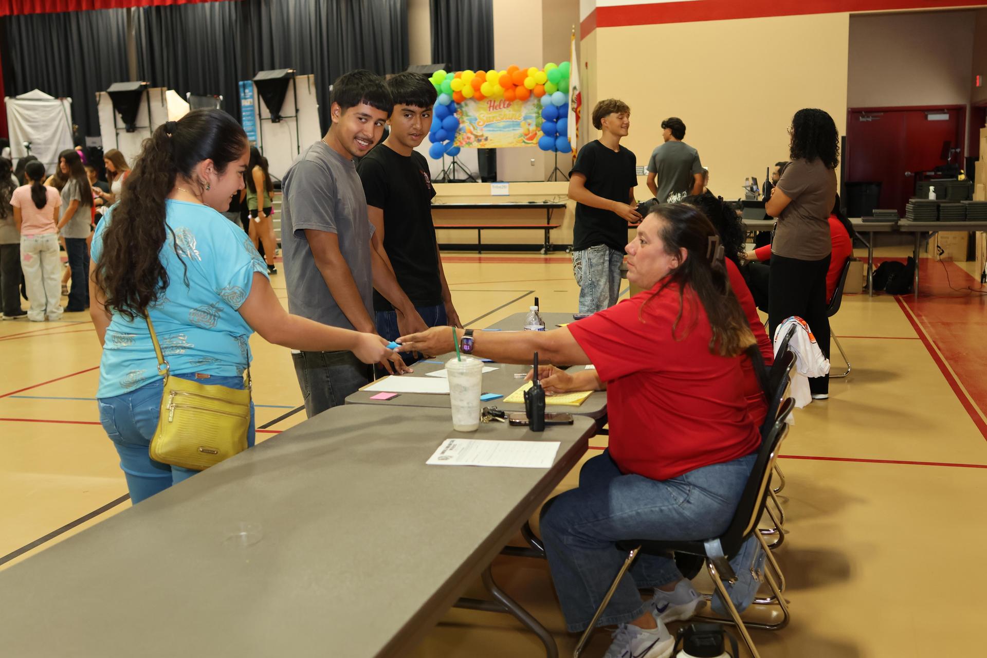 Students and staff at Tribe Turnout 54
