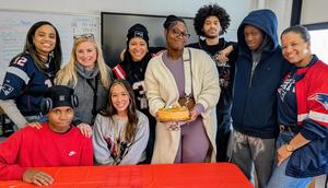 counselors and students celebrate National School Counselor week