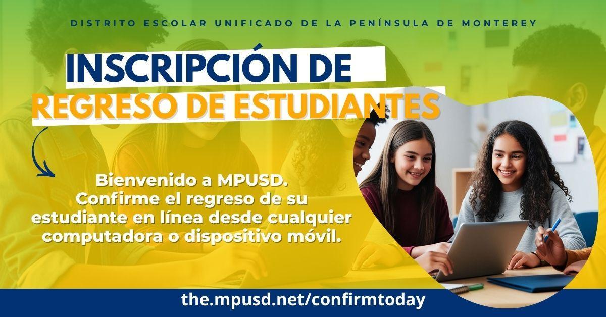Confirm enrollment here spanish