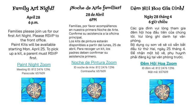 Virtual Family Art Night: April 28 at 6pm Thumbnail Image