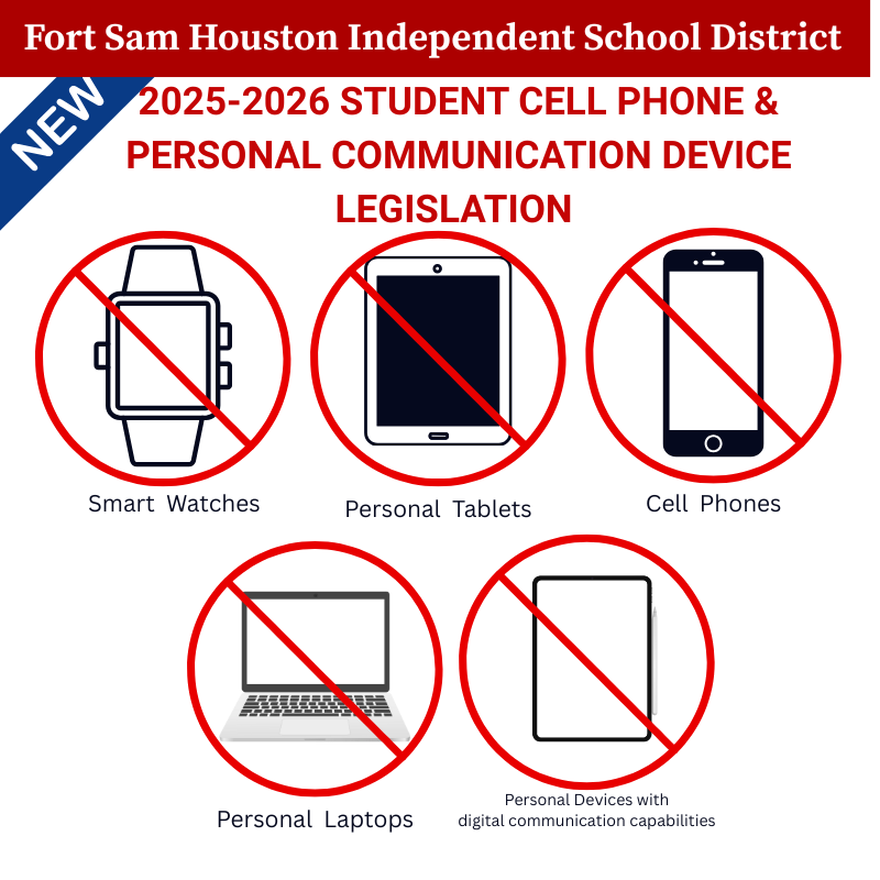 2025-2026 STUDENT CELL PHONE & PERSONAL COMMUNICATION DEVICE LEGISLATION