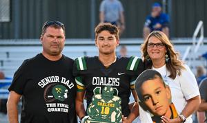 Coalers honor senior football player