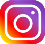 Instagram logo featuring a camera icon surrounded by a gradient of pink, purple, and orange.