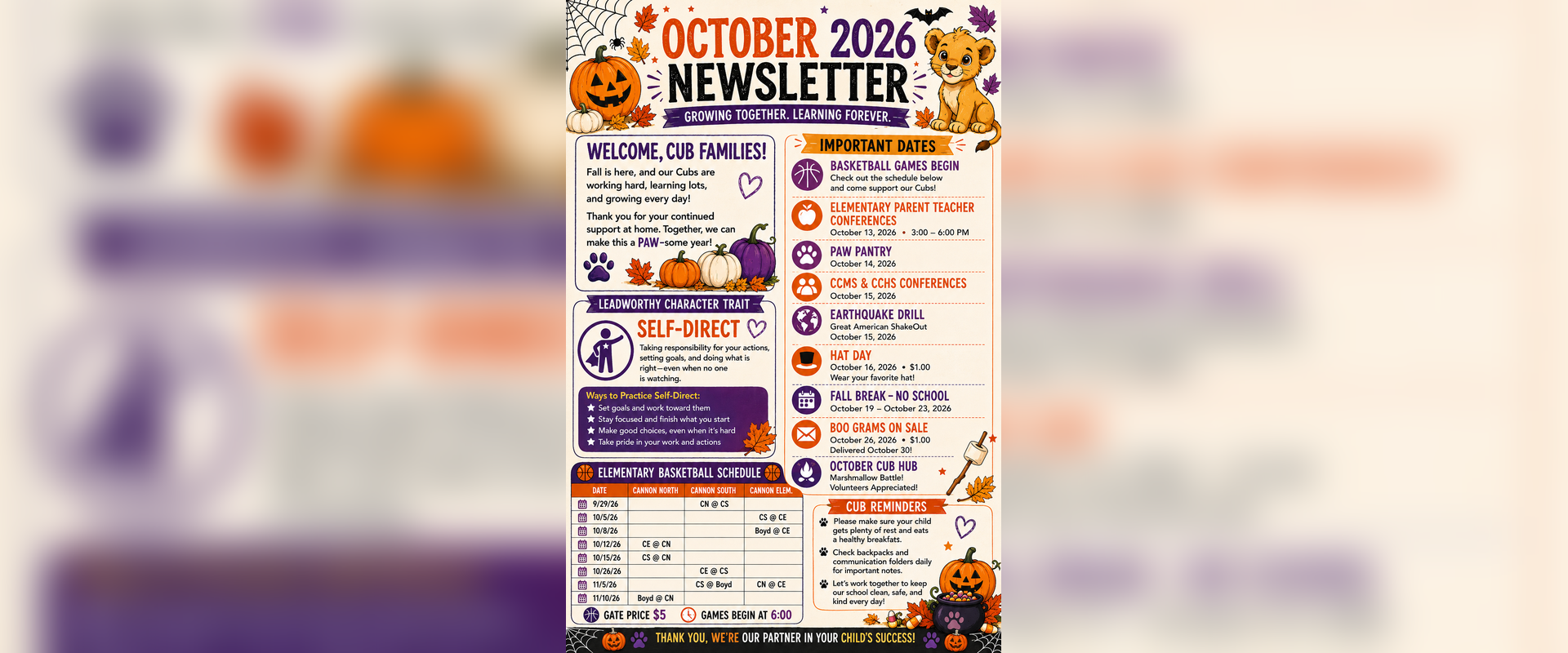 Oct. 2026 Newsletter