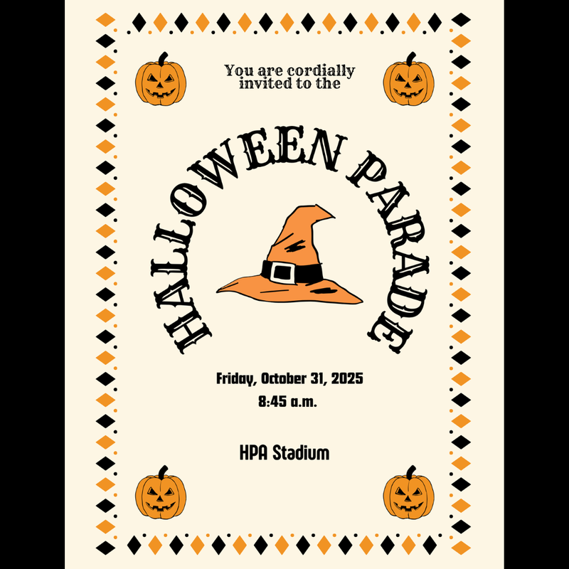 Halloween Parade Graphic