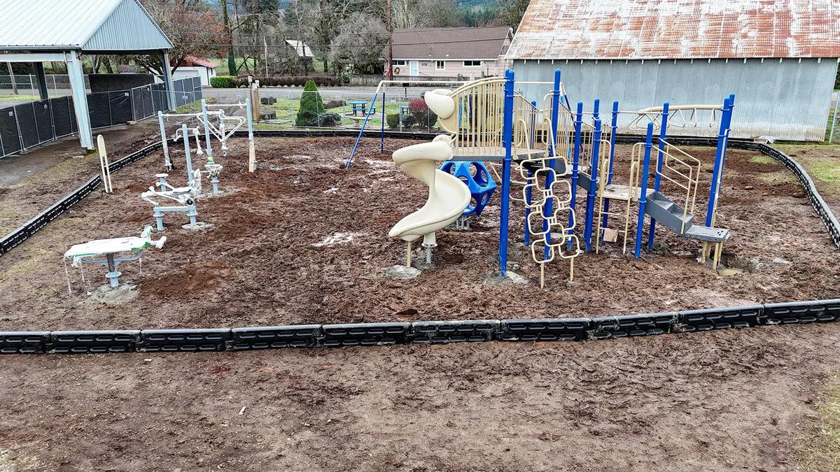view of playground equipment